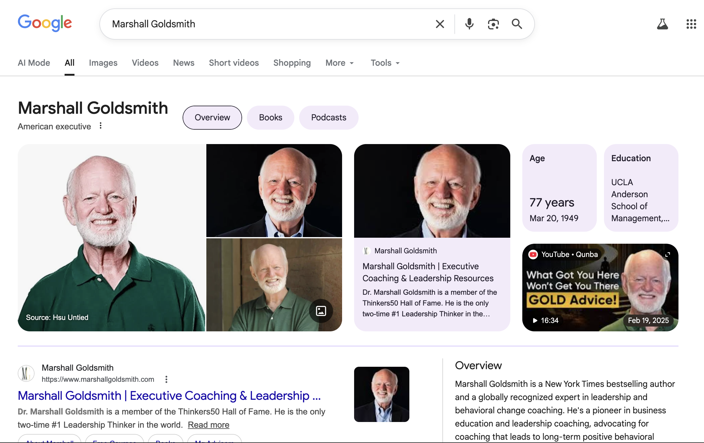 Google Knowledge Panel for a professional services provider — showing how structural engineer appear in search results with a Knowledge Panel